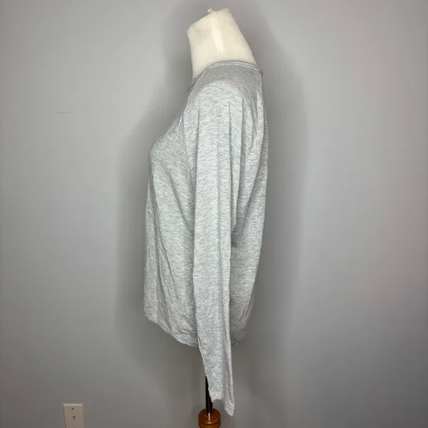 Wilfred Free - Grey Heather Long Sleeve Top - Image 4