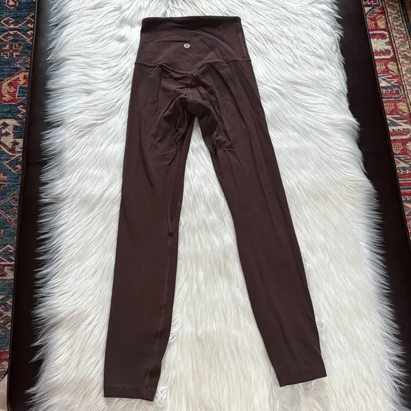 Lululemon Espresso Align High Rise Zip Front Leggings - Image 7