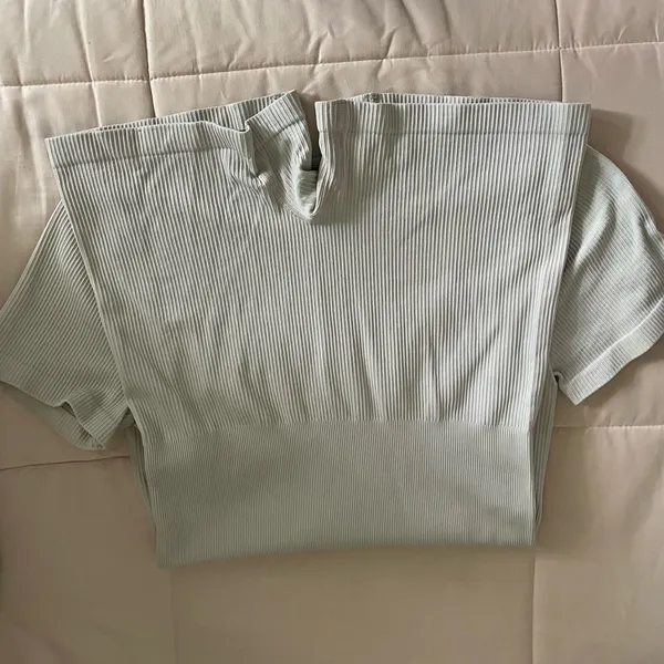 OQQ Ribbed Square Neck Bodysuit - Image 3