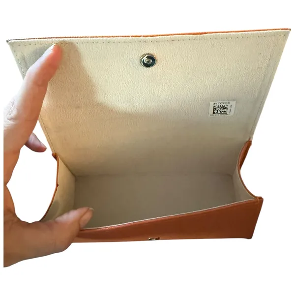 Tory Burch Eyeglass Sunglasses Snap Closure Case - Image 4