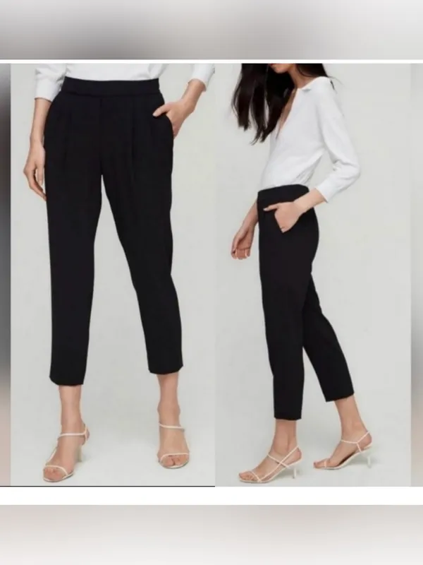 Babaton Atelier Aritzia pants size 2 cream ivory color EUC - Image 2