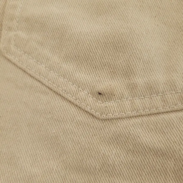 Zara High Waisted Denim Twill Shorts Womens Size 4 Ivory Off White 4" Inseam - Image 9