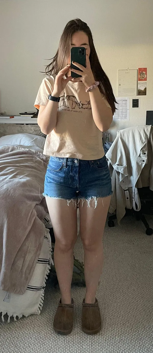 Levi's 501 Denim Cut Off Shorts - Image 5