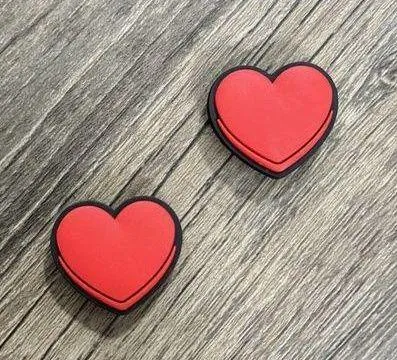 Heart Love Charm For Crocs Shoe Charms - 2 Pieces - Image 3