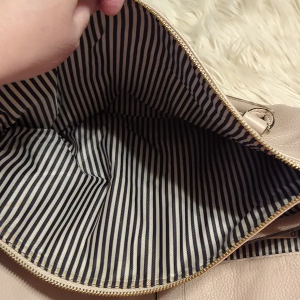Kate Spade Cream Leather Handbag - Image 9