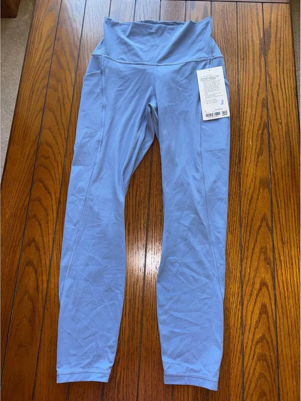 Lululemon Align With Pockets High Rise 25” Prep Blue Size 6 NWT - Image 3