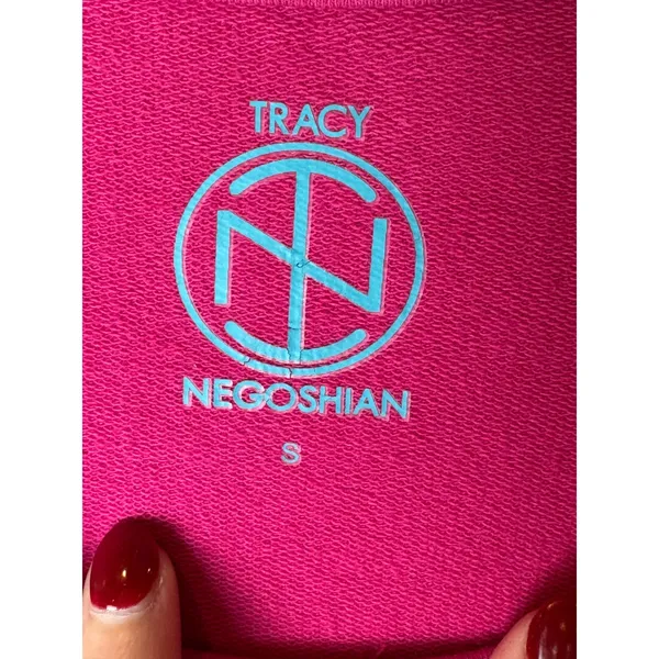 Tracy Negoshian Dress Women Small Pink Blue Striped‎ Bella Tunic Mini Nautical - Image 8