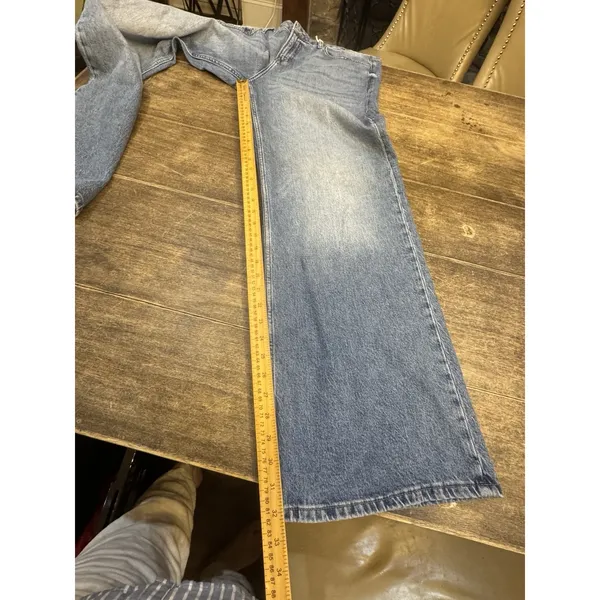 Lucky Brand Baggy Wide Leg Jeans Medium Wash Size 12 / 31 - Image 14