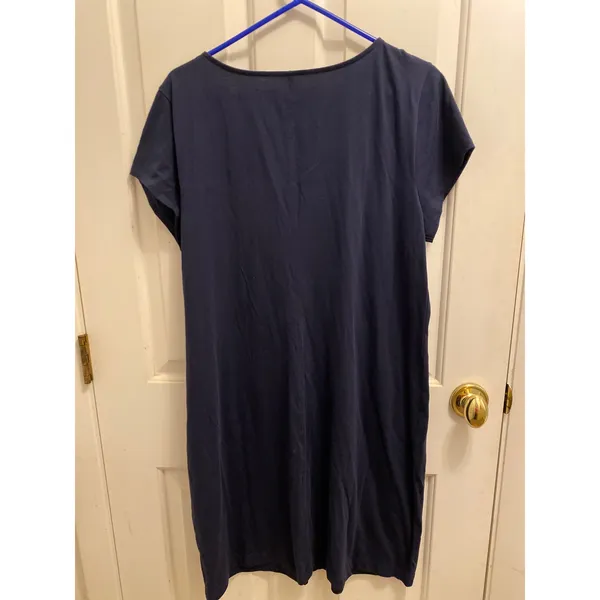 Lilly Pulitzer Brewster T-Shirt Dress True Navy Blue Size XL NWT - Image 5