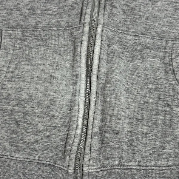 Madewell MWL Betterterry Full-Zip Hoodie Sweatshirt Size M Gray Cozy Lounge‎ - Image 5