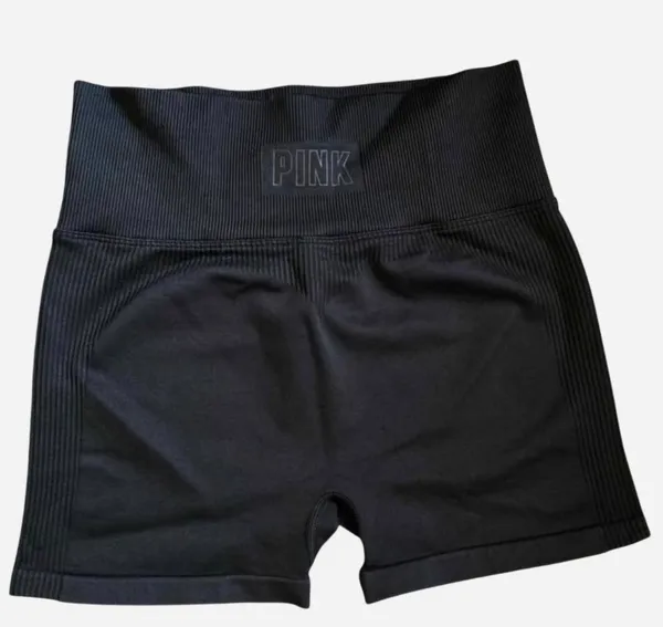 Vs pink black bike shorts size large - Image 6