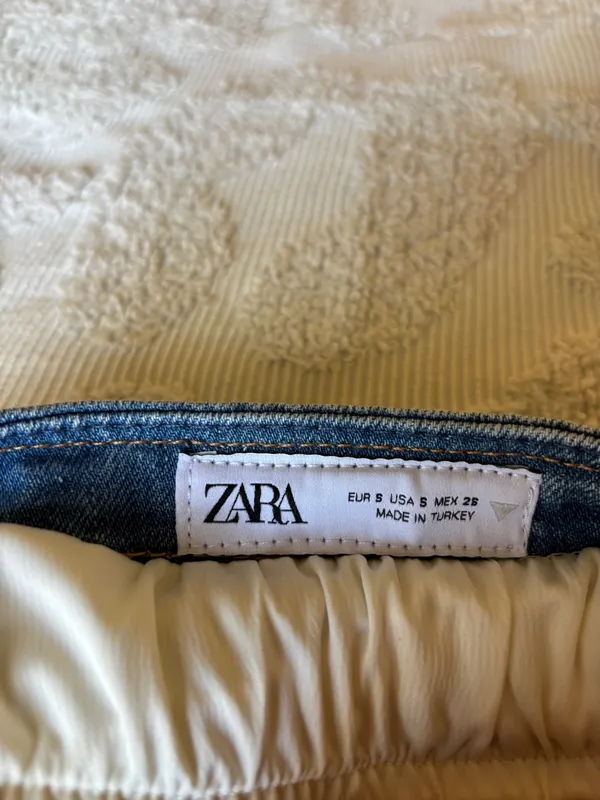 ZARA Jean Mini Skirt - Image 5