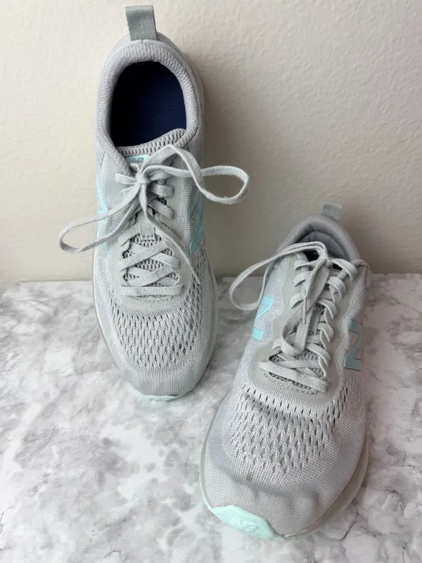 New Balance Fresh Foam Arishi V3 Women’s Size 10 Gray Mint Running Shoes - Image 8