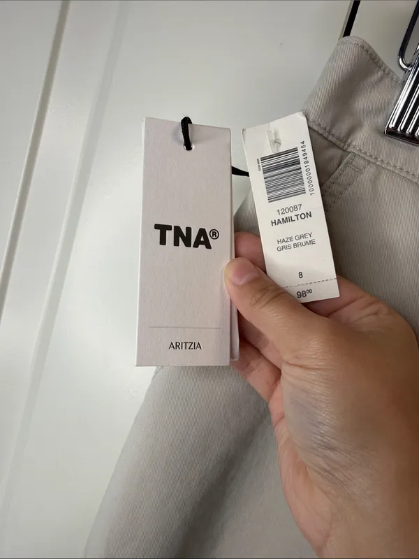 Aritzia TNA Hamilton Chino Pant 8 NWT - Image 5