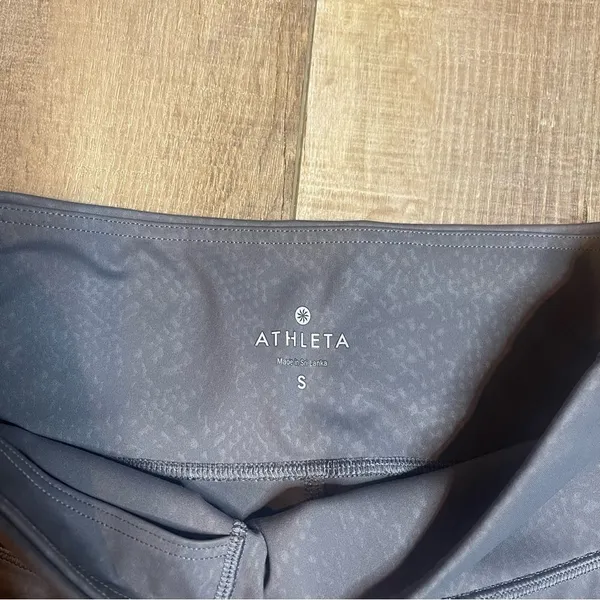 Athleta Gray‎ Workout Yoga Leggings Size Small 27" Tight - Image 2