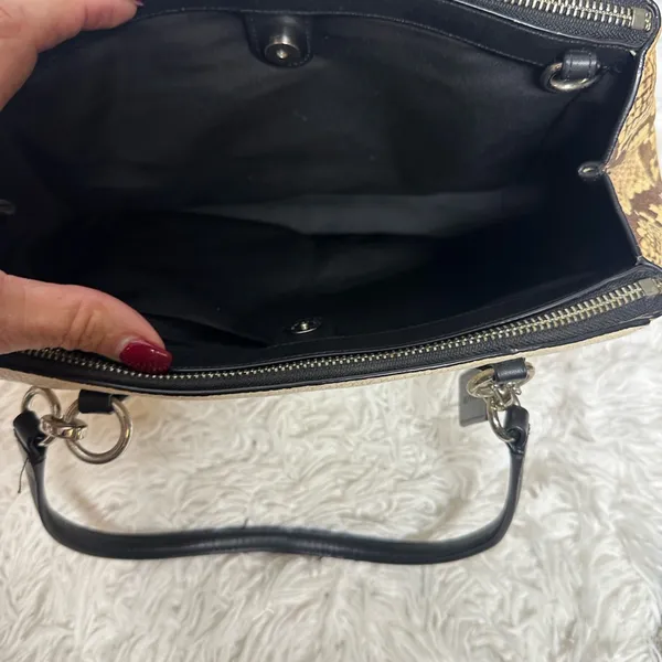 Coach Christie Snake embossed leather satchel - Image 12