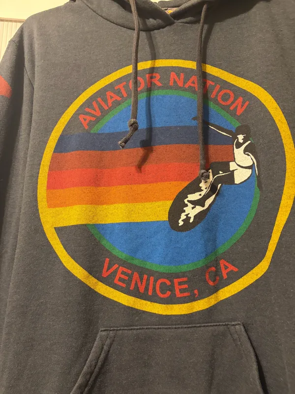 Aviator Nation Hoodie Grey - Image 5