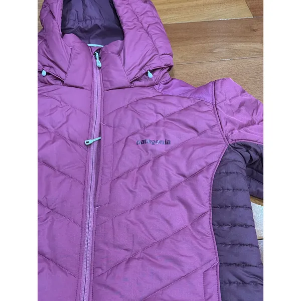 Patagonia Quilted Hooded Insulated‎ Jacket Magenta Lightweight Outdoor size M - Image 9