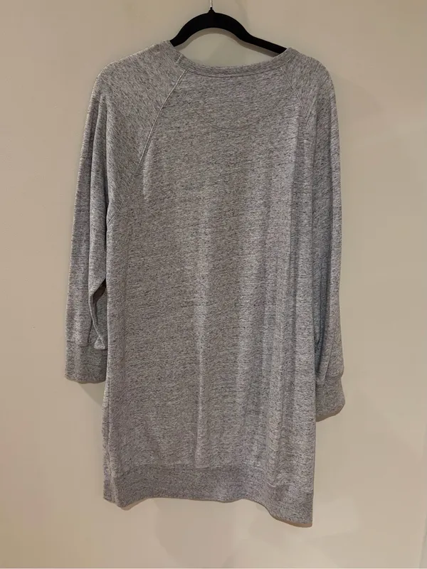 GAP Gray Crewneck Sweater Dress - Image 3