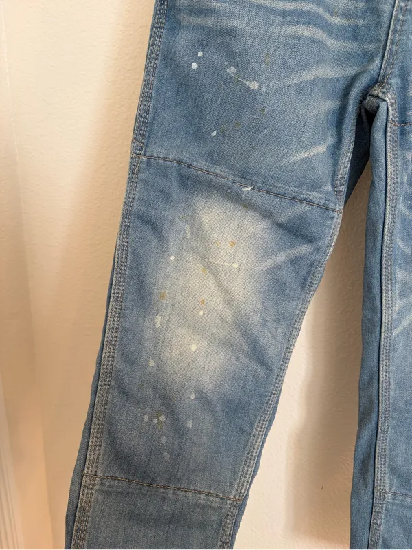 Free People Boyfriend Carpenter Jeans Aquamarine 25 - Image 8