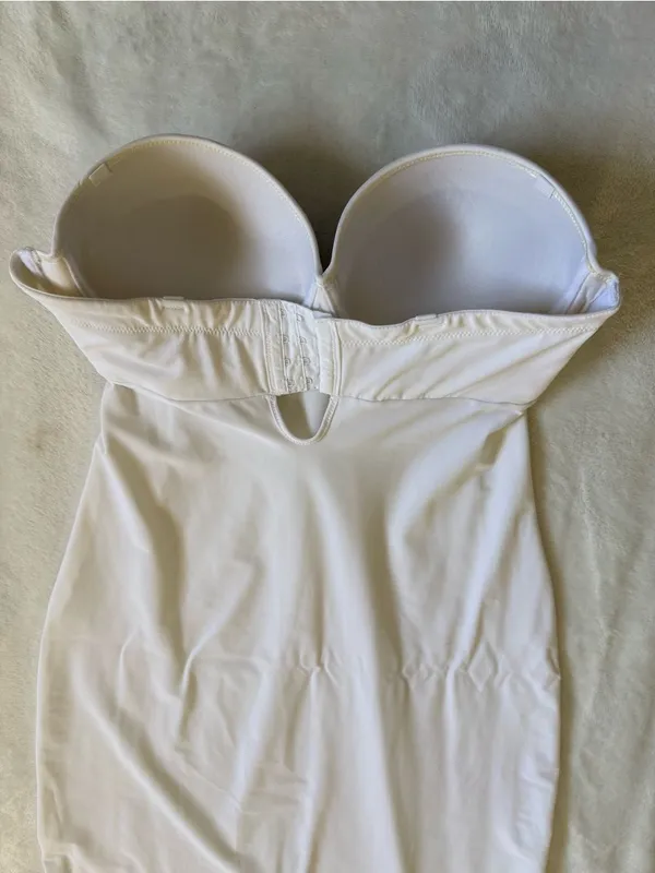David’s Bridal White Full Slip Shapewear Strapless 36B Bridal Dress Slip - Image 5