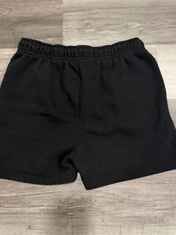 Bass Pro Shops Women’s Black Fleece Shorts Drawstring Logo Loungewear Size L - Image 7