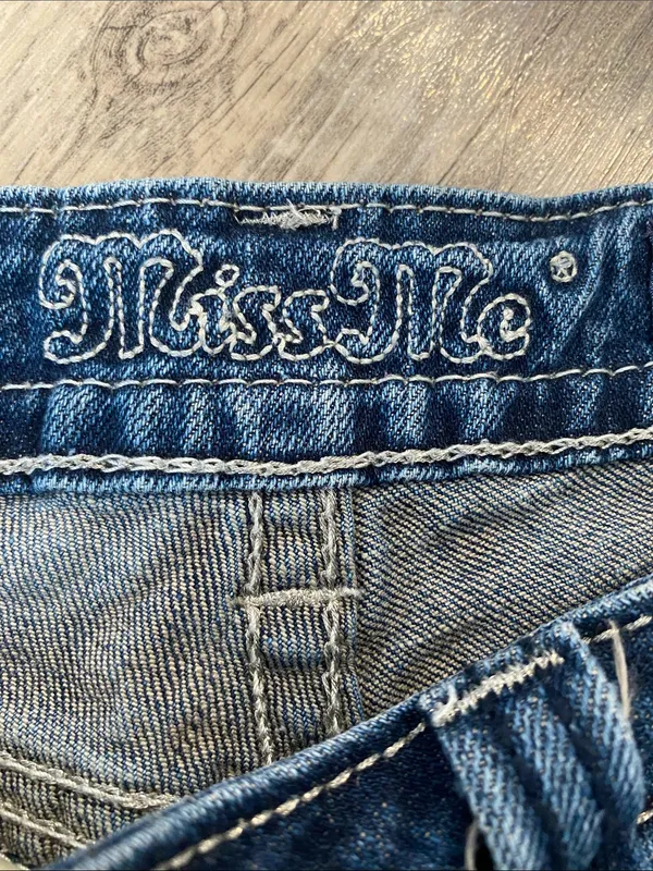 Miss Me Flap Pocket Jeans Blue JW5141BB Boot Size W30 L34 - Image 13