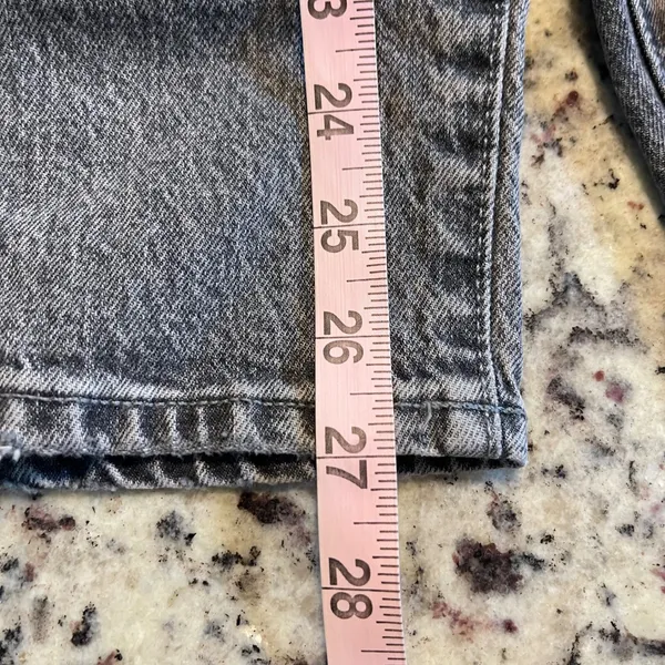 Pistola Womens Gray Distressed Straight Leg‎ Jeans Size 26 - Image 9