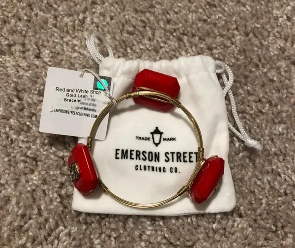 Emerson Street NC State Bangle Red - Image 3