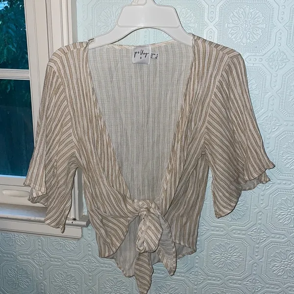 Princess Polly Striped Tie Shirt - Image 3