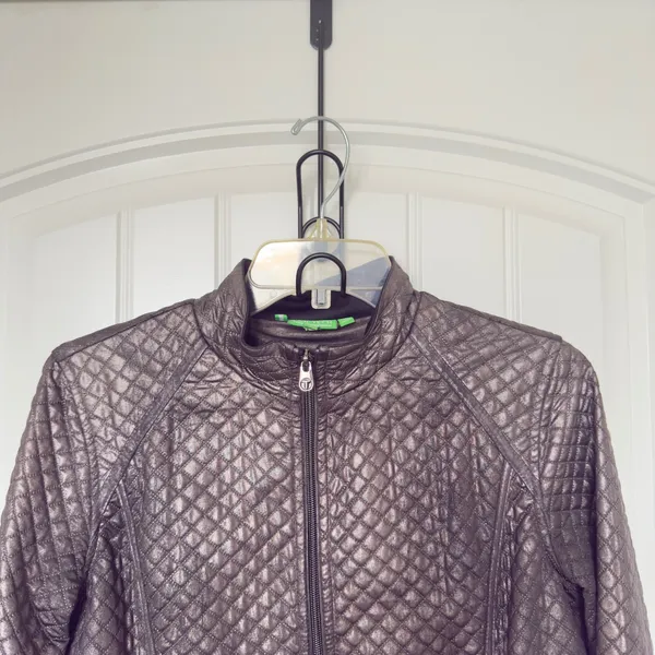 Tail Tech Small Performance Gray Quilted Band‎ Collar Jacket Gorpcore Matrix Size 10 - Image 3