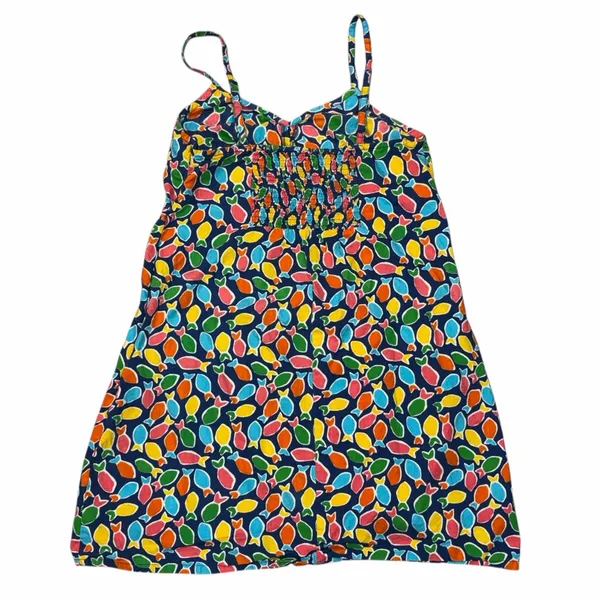 Compania Fantastica Cotton Poplin Swimming With The Fish Sleeveless Dress Large - Image 5