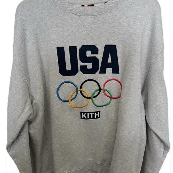Kith unisex White USA Crewneck Sweater - Image 2