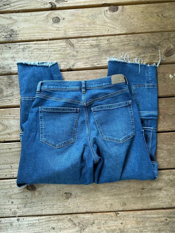 American Eagle Super High Rise Baggy straight cargo jeans - Image 6
