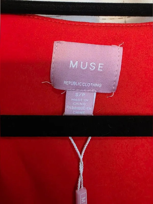 Muse Republic Bright Red Fitted Tann - Image 2