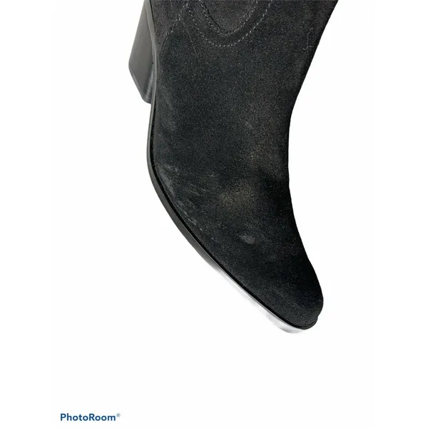 27 edit Bellamy Knee‎ High Boot black suade 6.5 NEW - Image 2