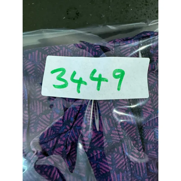 Patagonia Womens XL‎ Purple Geometric Strappy Criss Cross Shelf Bra Tank Top - Image 9