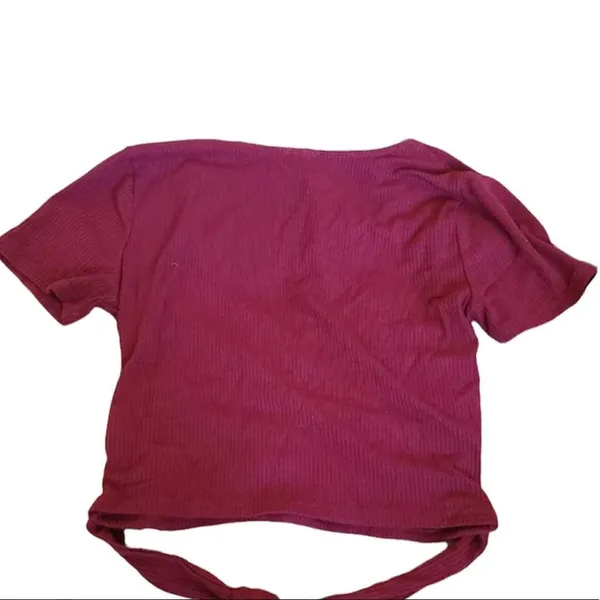 ✨ Ribbed Faux Wrap Crop Top✨ - Image 5
