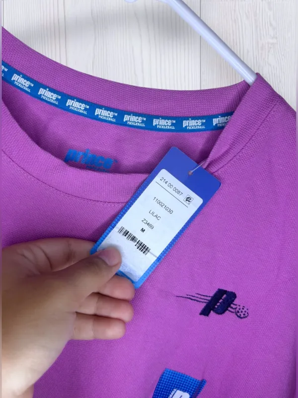 NWT PRINCE Purple Short Sleeve Boxy Crop Top | Pickleball Tennis Tee - Image 7