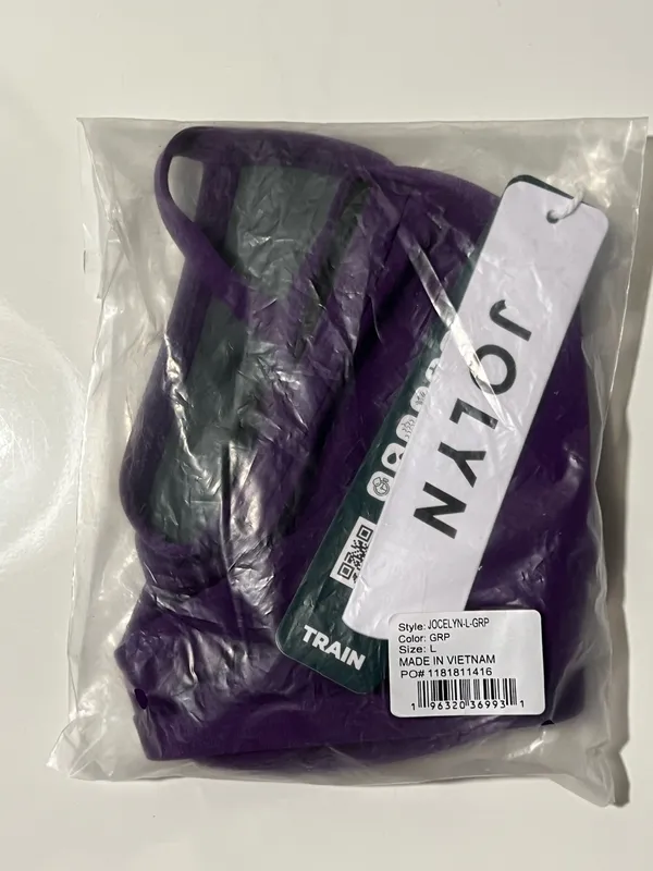 Jolyn Jocelyn Bikini Top In Grape - Size Large - Image 3