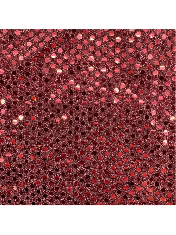 Vintage Y2K Cami Tank Top Burgundy Sparkle Made in the USA Size 18/20 XL 1X - Image 3