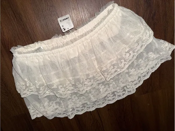 Nwt free people Love You So Lace Tube cream $98 fall casual revolve Summer boho - Image 4