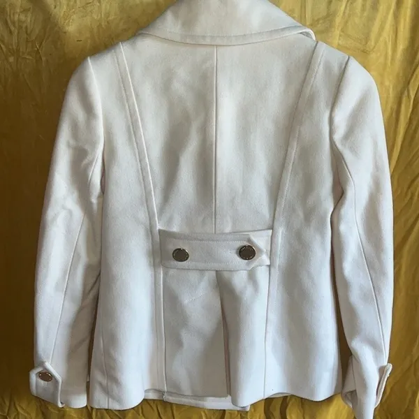 Tory Burch Bernadine Wool Blend Peacoat Button Jacket 48131588 SHELL/IVORY‎ 0 - Image 7