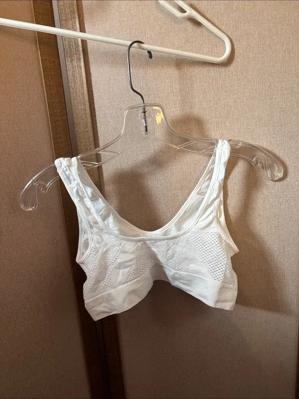 Seamless White Comfort Bralette - Women Intimates XL - Image 2