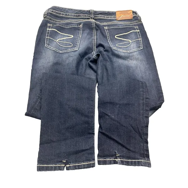 Vintage Seven For All Mankind Bootcut Jeans Women's 12 Dark Wash EUC Denim - Image 9