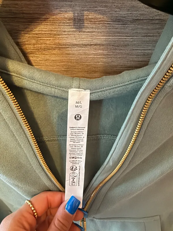 Lululemon Cropped Half-Zip Scuba Hoodie - Image 2