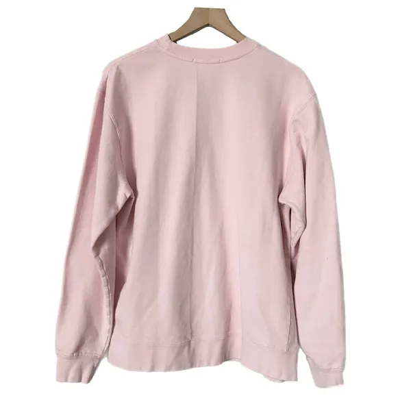 LoveShackFancy x First Port NYC Pickleball Graphic Sweatshirt Pink Size Large - Image 2