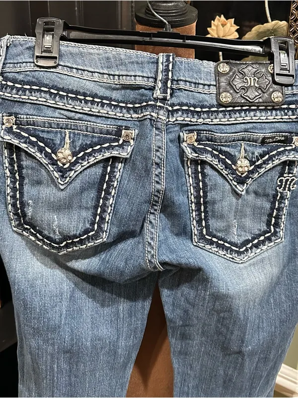 Miss Me JP55014‑13 Bootcut Jeans – Classic Embellished Pockets – Size 30 - Image 7