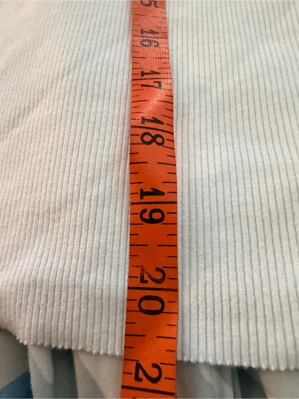 Aerie White Ribbed Crop Tank Top - Image 3