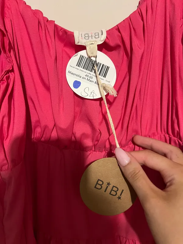 Boutique Pink Maxi Dress - Image 3